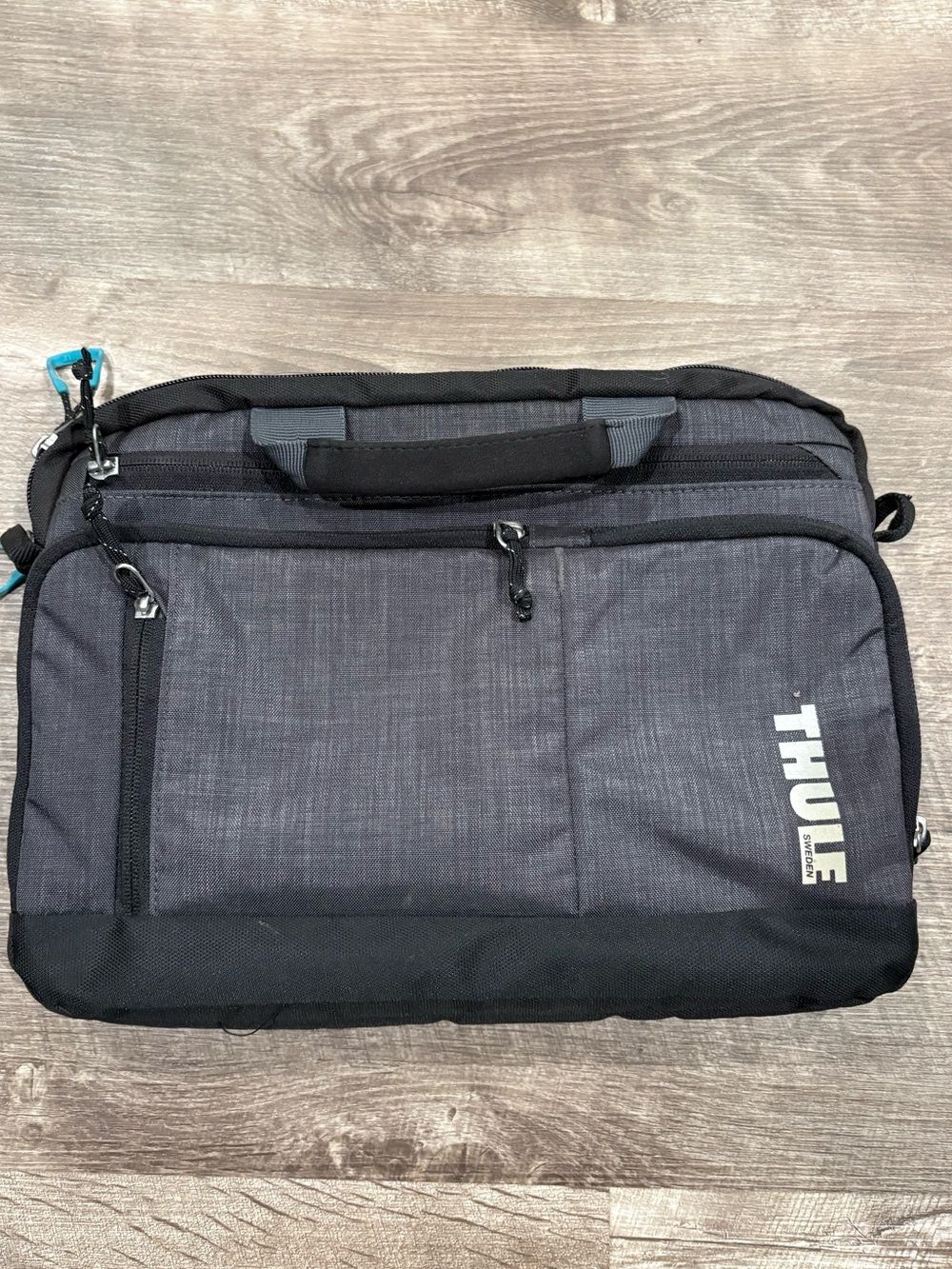 Thule Stravan 13" Deluxe Men’s Laptop Bag Attaché Commuter - Dark Gray